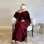Corduroy Abaya Winter Dress