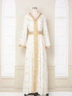 Beaded Dubai Abaya Dress