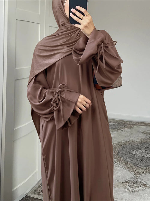 Abaya Bow Kaftan Dress