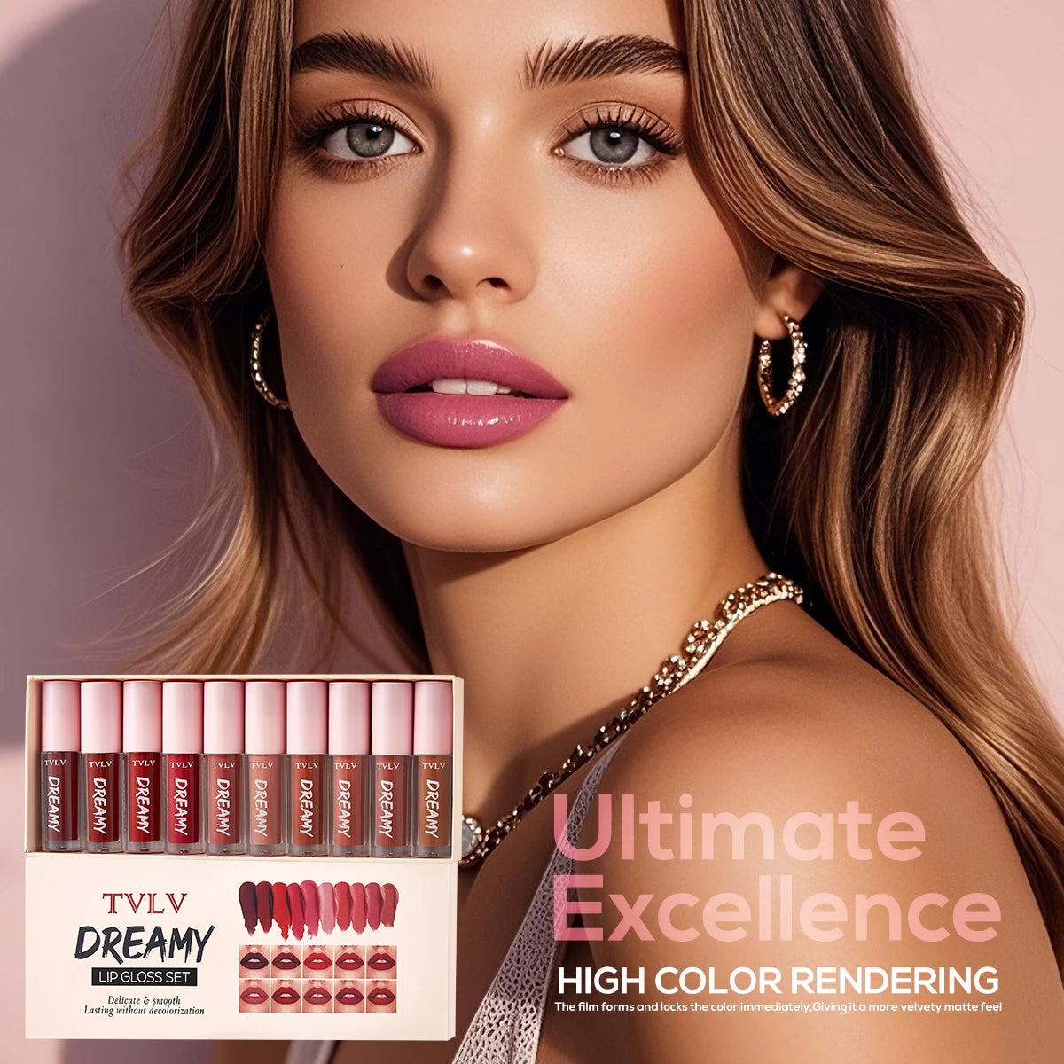 Ten Color Lip Glaze Set