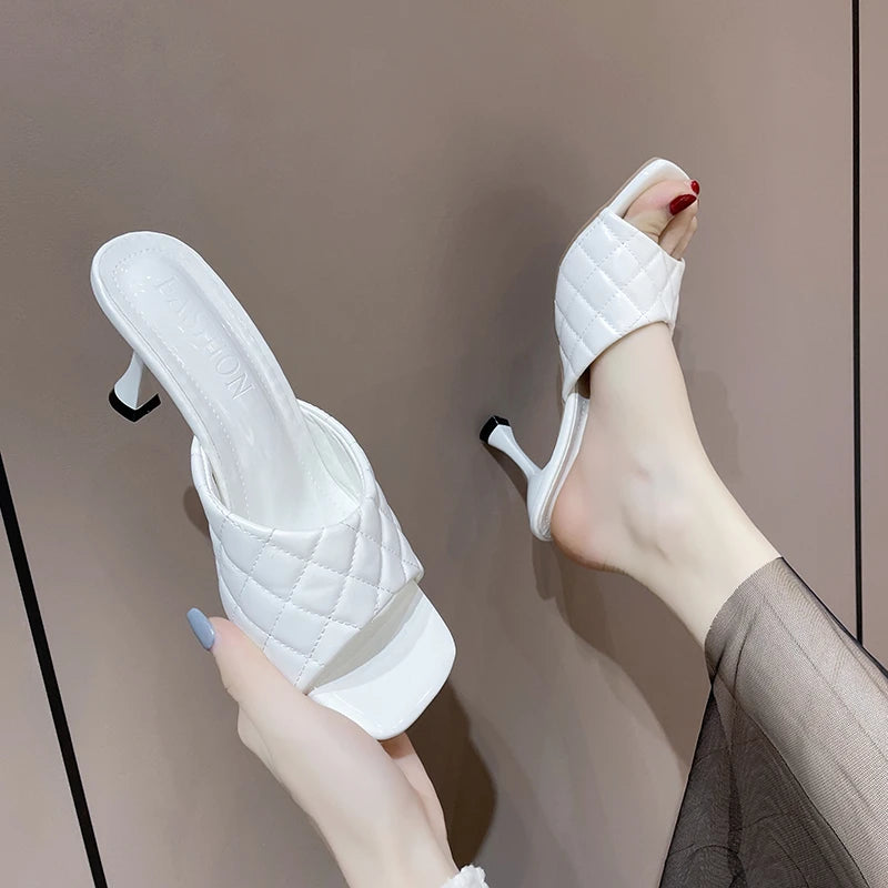 Elegant Square Toe Sandals