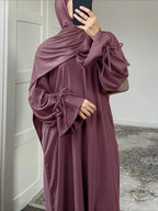 Abaya Bow Kaftan Dress