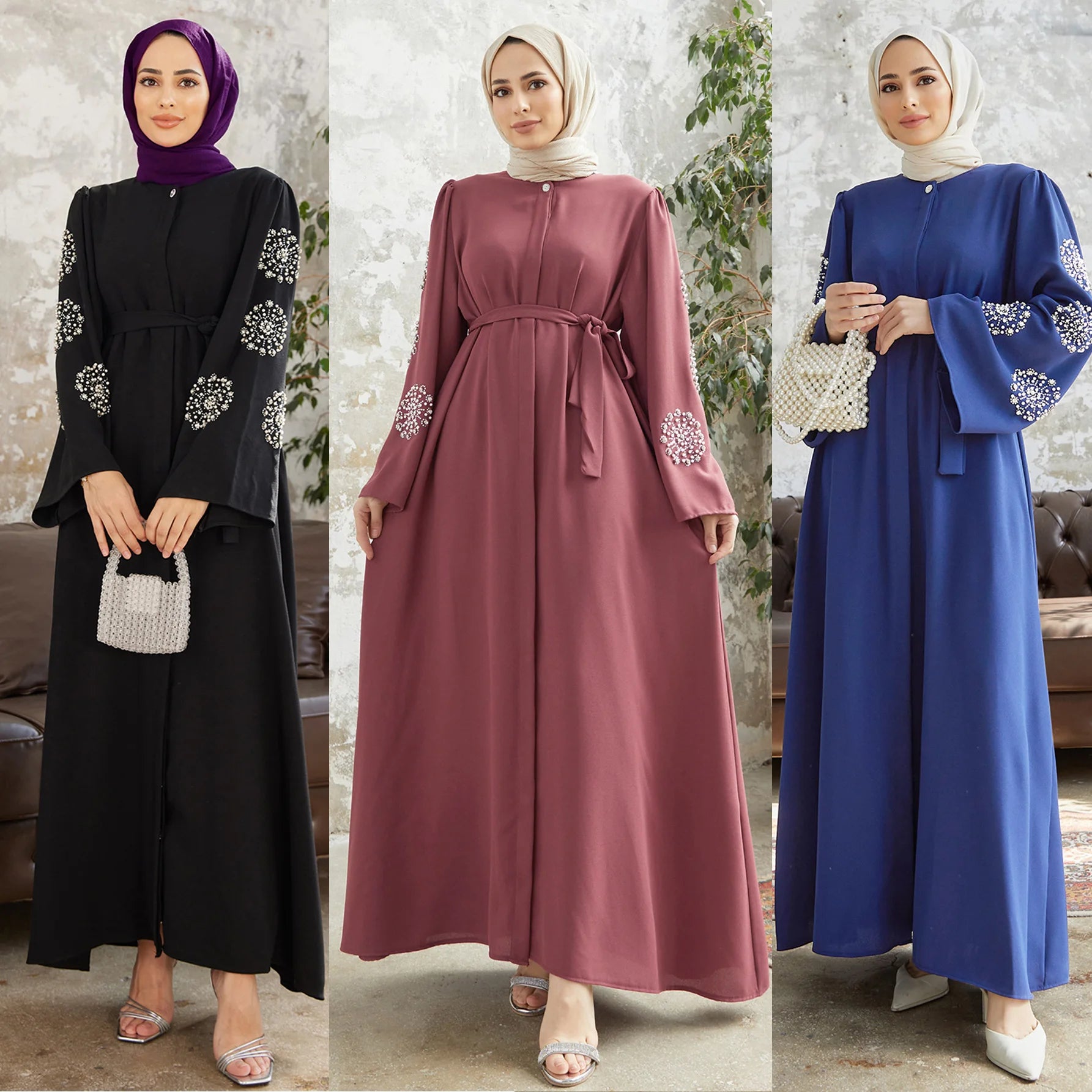 Dubai Abaya Maxi Dress