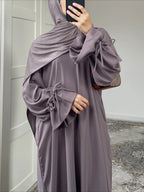 Abaya Bow Kaftan Dress