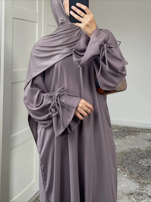 Abaya Bow Kaftan Dress