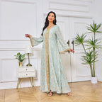Beaded Dubai Abaya Dress