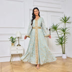 Beaded Dubai Abaya Dress