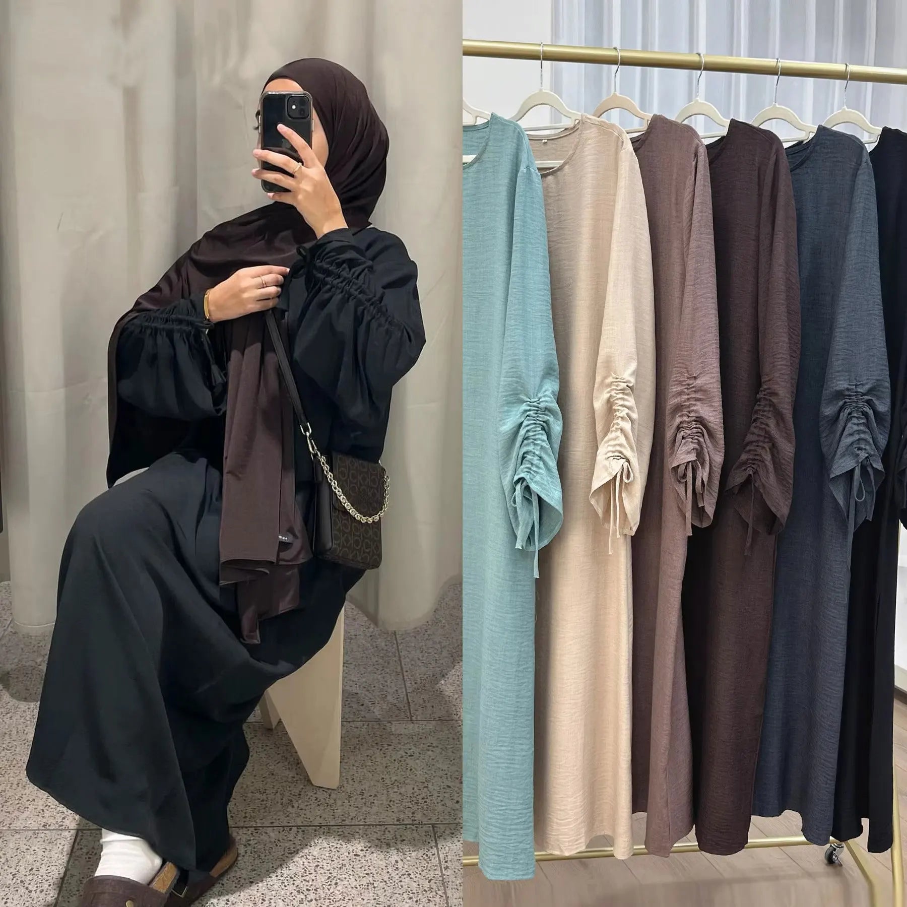 Eid Muslim Long Abaya