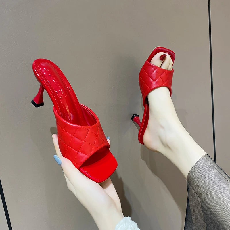 Elegant Square Toe Sandals