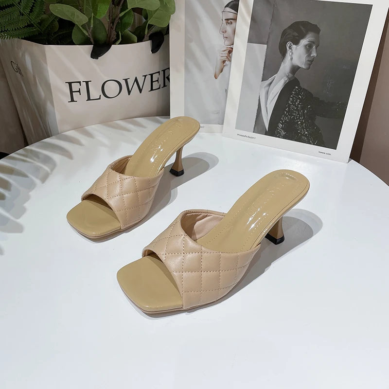 Elegant Square Toe Sandals