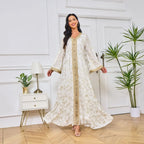 Beaded Dubai Abaya Dress